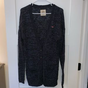 Hollister Navy Blue Cardigan